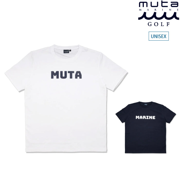 muta MARINE GOLF ムータマリンゴルフ メンズ レディース ユニセックス ゴルフウェア 半袖 FUSION ロゴTシャツ MMAX-434459