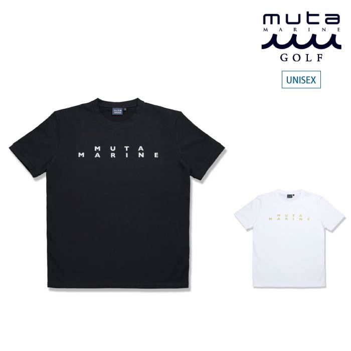 muta MARINE GOLF ムータマリンゴルフ メンズ レディース ユニセックス ゴルフウェア グリッターロゴ Tシャツ [全2色] MMAX-434465