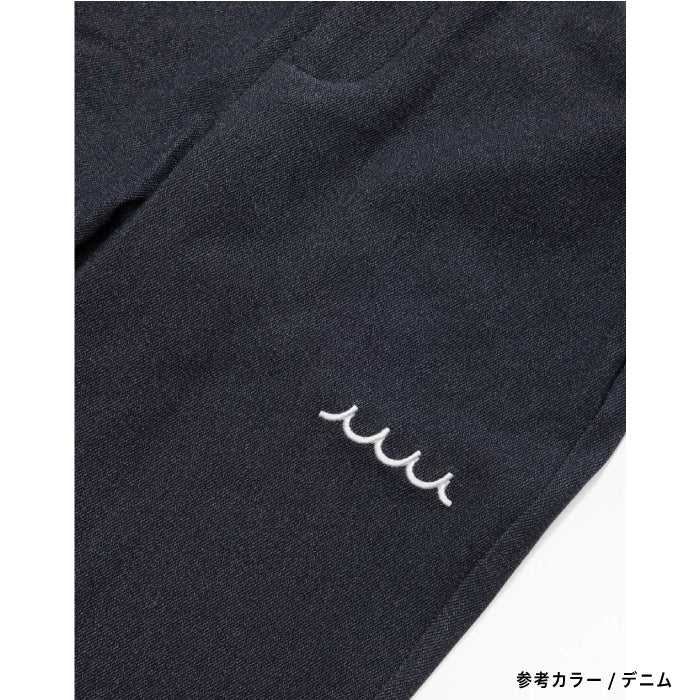 muta MARINE GOLF ムータマリンゴルフ ゴルフウェア レディース ヒートエフェクトデニム フレアパンツ ロングパンツ 裏起毛 伸縮 セットアップ mmbg-444437