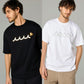 muta MARINE GOLF ムータマリンゴルフ ゴルフウェア メンズ メタルロゴ スムースコットンTシャツ 半袖シャツ ワイドシルエット 日本製 mmjc-434795