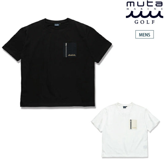 muta MARINE GOLF ムータマリンゴルフ ゴルフウェア メンズ ミリタリーポケットTシャツ ワイドシルエット mmjc-434797