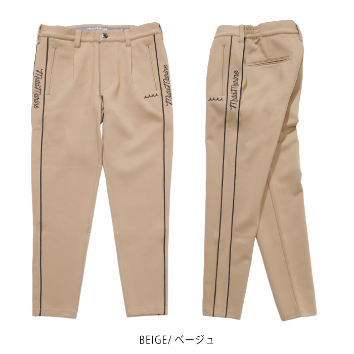muta MARINE GOLF ムータマリンゴルフ ゴルフウェア メンズ ダウンファブリック スラックス ロングパンツ 保温性 透湿性 吸湿発熱性 耐水性 ストレッチ性 ウォッシャブル セットアップ対応 mmjc-444445