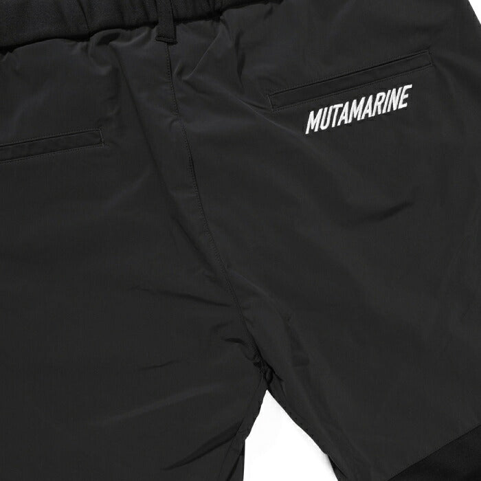 muta MARINE GOLF ムータマリンゴルフ ゴルフウェア メンズ バイファブリック トレーニングパンツ シワになりにくい ボタン留め ウエストゴム イージー仕様 セットアップ対応 mmjc-444446
