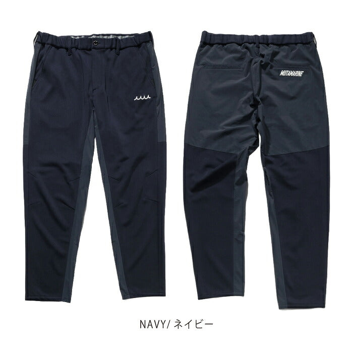 muta MARINE GOLF ムータマリンゴルフ ゴルフウェア メンズ バイファブリック トレーニングパンツ シワになりにくい ボタン留め ウエストゴム イージー仕様 セットアップ対応 mmjc-444446