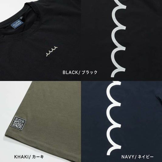 muta MARINE GOLF ムータマリンゴルフ ゴルフウェア メンズ レディース QR WAVE ストレッチTシャツ スリムフィット 混紡素材 mmkw-434764