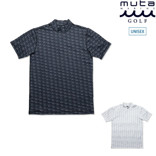muta MARINE GOLF ムータマリンゴルフ メンズ レディース モックネックシャツ (ロゴグラム) [全2色] MMMK-434354