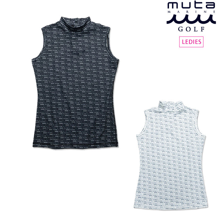 muta marine モックネックスリーブレスシャツ