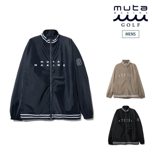 muta MARINE GOLF ムータマリンゴルフ ゴルフウェア メンズ SOLOTEX®? ストレッチ ジップブルゾン ストレッチ性 形態回復性 mmmk-443659
