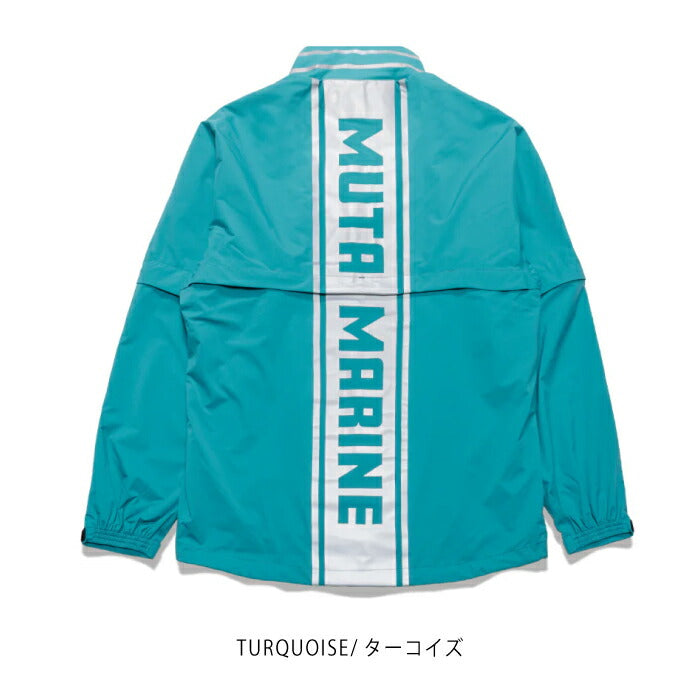 muta MARINE GOLF ムータマリンゴルフ ゴルフウェア メンズ 2WAY レインジャケット 袖脱着可能 耐水 透湿機能 耐久撥水素材 裏地メッシュ仕様 ベンチレーション(換気機能)配備 セットアップ対応 mmmk-443699