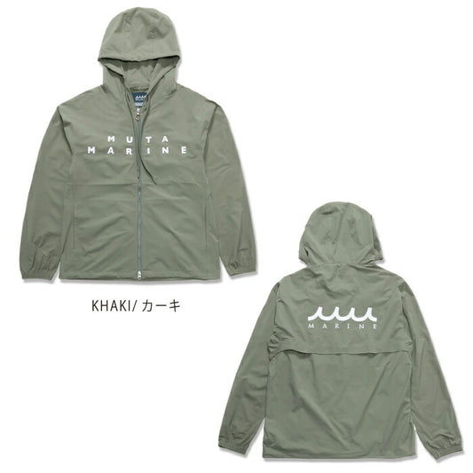 muta MARINE GOLF ムータマリンゴルフ ゴルフウェア メンズ 撥水ストレッチ ジップアップパーカー 軽量 UVカット イージーケア 万能ライトアウター mmmk-443703
