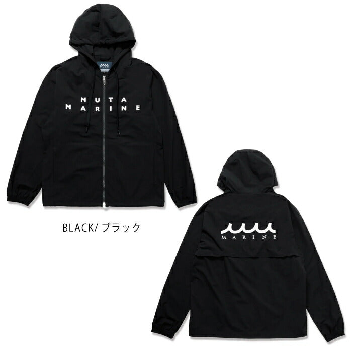 muta MARINE GOLF ムータマリンゴルフ ゴルフウェア メンズ 撥水ストレッチ ジップアップパーカー 軽量 UVカット イージーケア 万能ライトアウター mmmk-443703