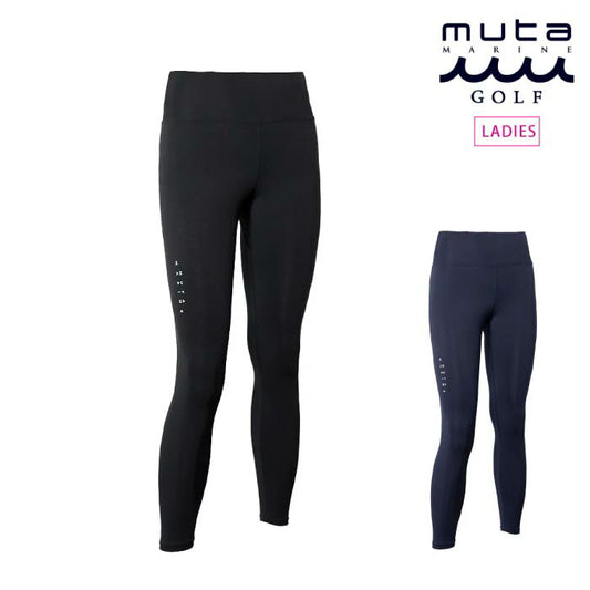 muta MARINE GOLF ムータマリンゴルフ ゴルフウェア レディース ポンチレギンスパンツ ストレッチ 伸縮性 スタイルアップ効果 MMMK-444335