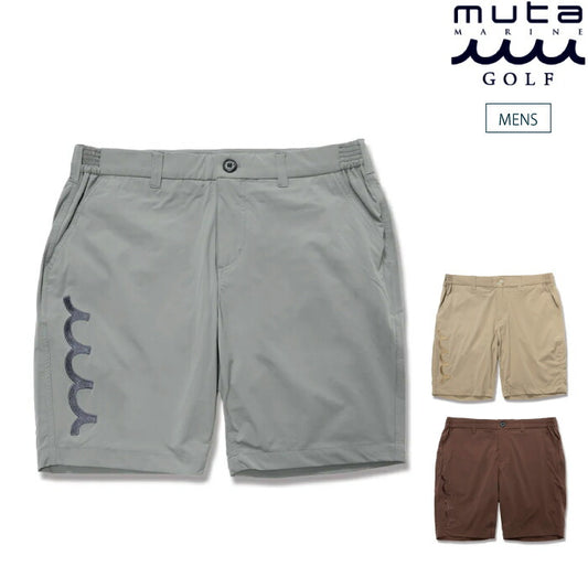 muta MARINE GOLF ムータマリンゴルフ ゴルフウェア メンズ ドライ＆フリーモーション ショートパンツ 4WAYストレッチ 撥水 速乾 セットアップ対応 mmmk-444356