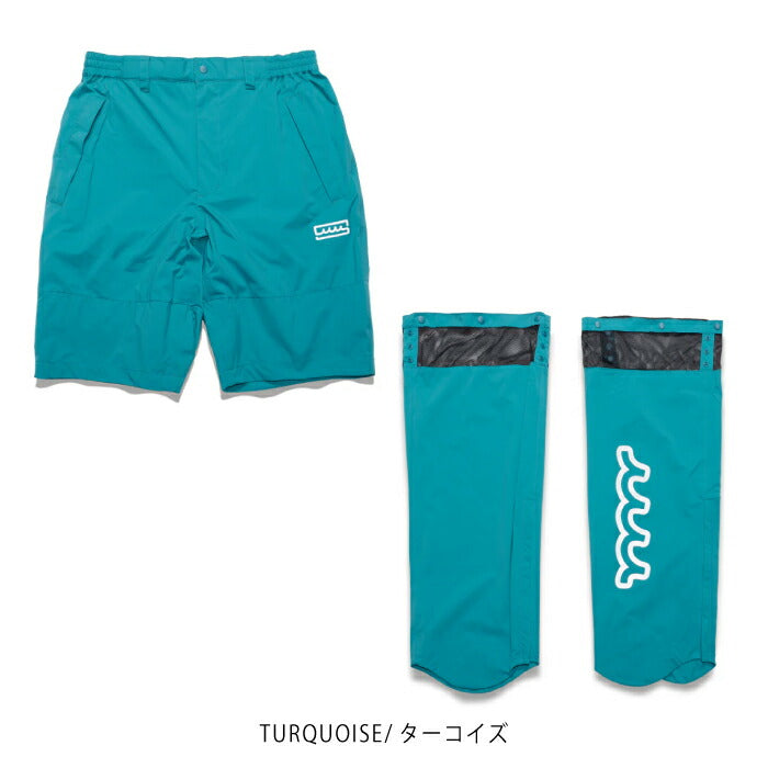 muta MARINE GOLF ムータマリンゴルフ ゴルフウェア メンズ 2WAY レインパンツ 膝下脱着可能 耐水 透湿機能 耐久撥水素材 裏地メッシュ仕様 ベンチレーション(換気機能)配備 サイドファスナー配置 ゆとりのあるシルエット セットアップ対応 mmmk-444368