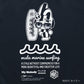 muta MARINE GOLF ムータマリンゴルフ ゴルフウェア メンズ レデイース ユニセックス My Melody × muta MARINE SURFING ストレッチTシャツ スリムフィット さらっとした肌離れの良さ 伸縮性 コットンポリウレタン混紡素材 サンリオ mmmp-434770