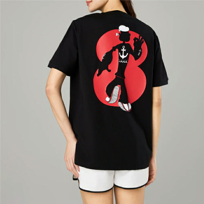 muta MARINE GOLF ムータマリンゴルフ ゴルフウェア メンズ レディース ユニセックス POPEYE meets muta MARINE 8 SHADOW ストレッチTシャツ スリムフィット mmmp-434775
