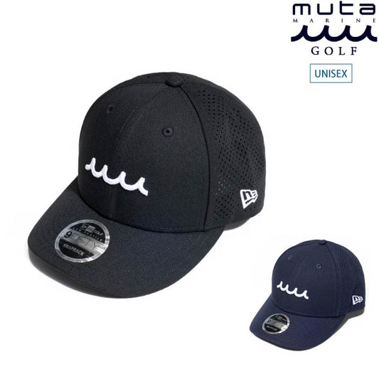 muta MARINE GOLF ムータマリンゴルフ ゴルフウェア メンズ レディース NEW ERA × muta MARINE LP 9FIFTY ADJUSTABLE CAP ニューエラ コラボ キャップ MMNE-622202