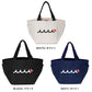 muta MARINE GOLF ムータマリンゴルフ メンズ レディース WAVE LOGO エコバック ラウンドバッグ トートバッグ コットン 綿100% サイドポケット シンプルデザイン mmrg-211160