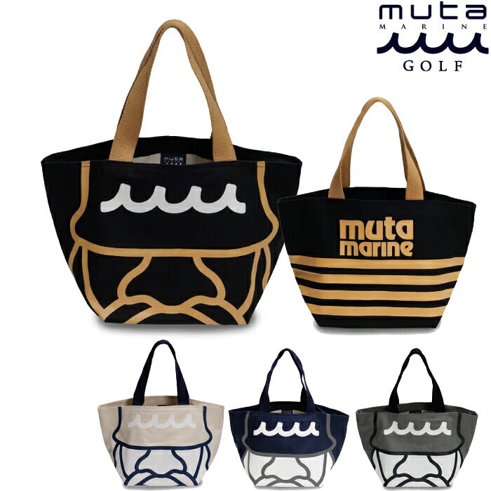 muta MARINE GOLF ムータマリンゴルフ メンズ レディース ジェントル エコバッグ カートバッグ ラウンドバッグ トートバッグ コットン 綿100 mmrg-211163