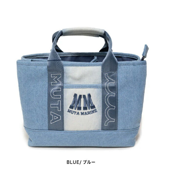 muta MARINE GOLF ムータマリンゴルフ カートバッグ メンズ レディース デニム パーテーショントートバッグ mmsg-241109