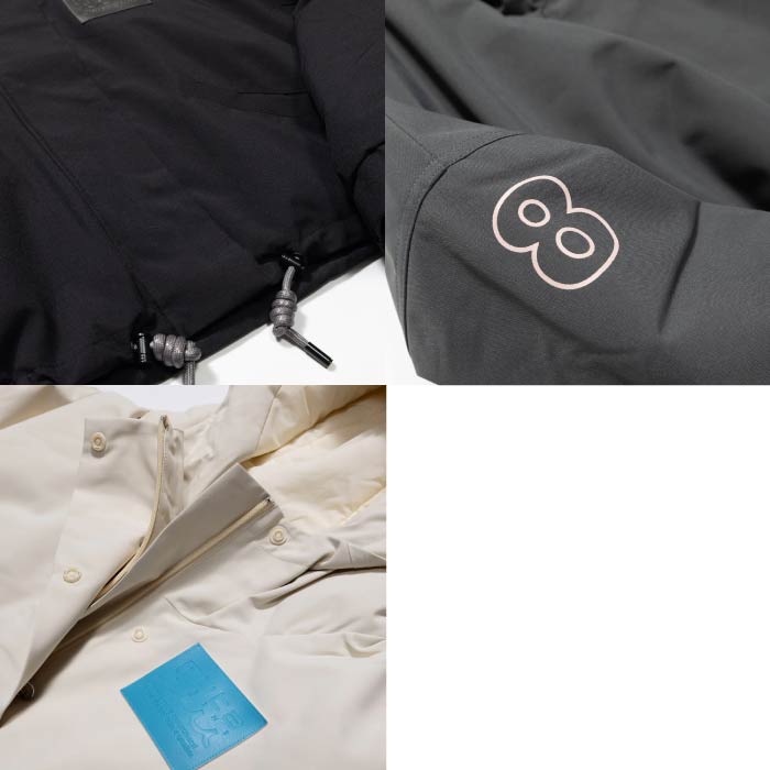 muta MARINE GOLF ムータマリンゴルフ ゴルフウェア レディース ショート フーディーブルゾン 上品な光沢感 保温性 リラックス感 ブロード素材 万能アウター mmsg-241221