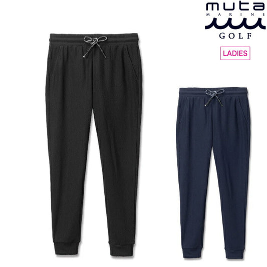 muta MARINE GOLF ムータマリンゴルフ ゴルフウェア レディース ストレッチメッシュ レギンス ストレッチ性 パンツ 通気性 透け感 mmsg-250505