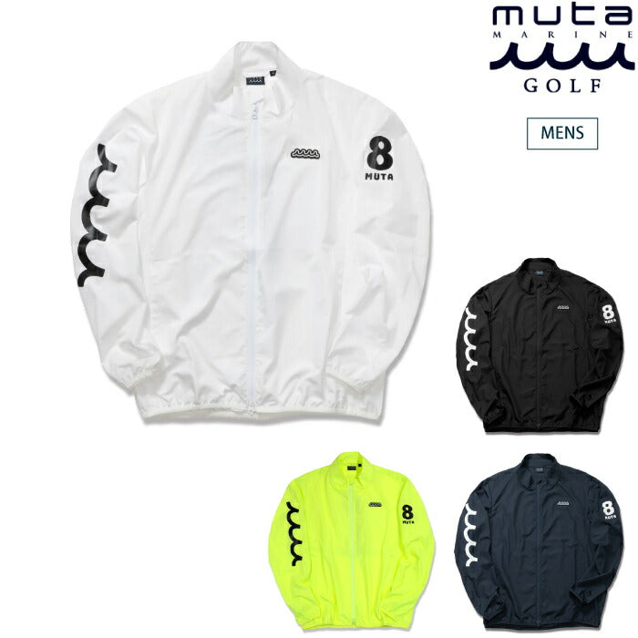 muta MARINE GOLF ムータマリンゴルフ メンズ レディース パッカブルジャケット フード ジップブルゾン ポーチ付き MMSG-250602