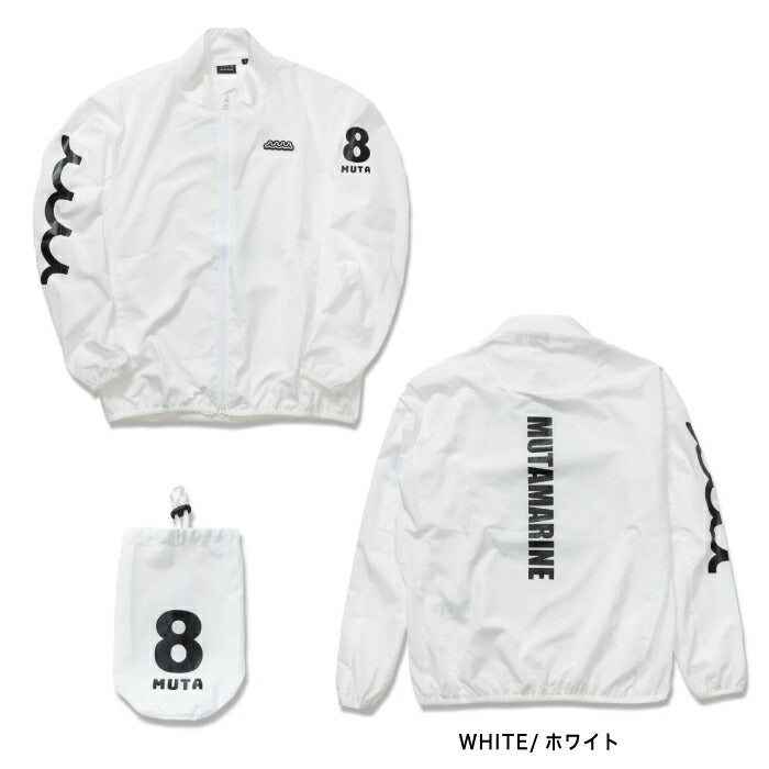 muta MARINE GOLF ムータマリンゴルフ メンズ レディース パッカブルジャケット フード ジップブルゾン ポーチ付き MMSG-250602