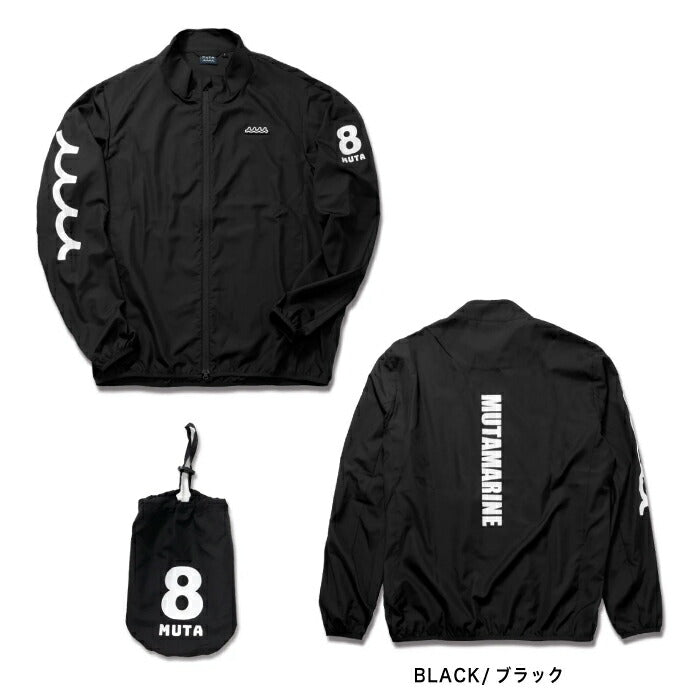 muta MARINE GOLF ムータマリンゴルフ メンズ レディース パッカブルジャケット フード ジップブルゾン ポーチ付き MMSG-250602