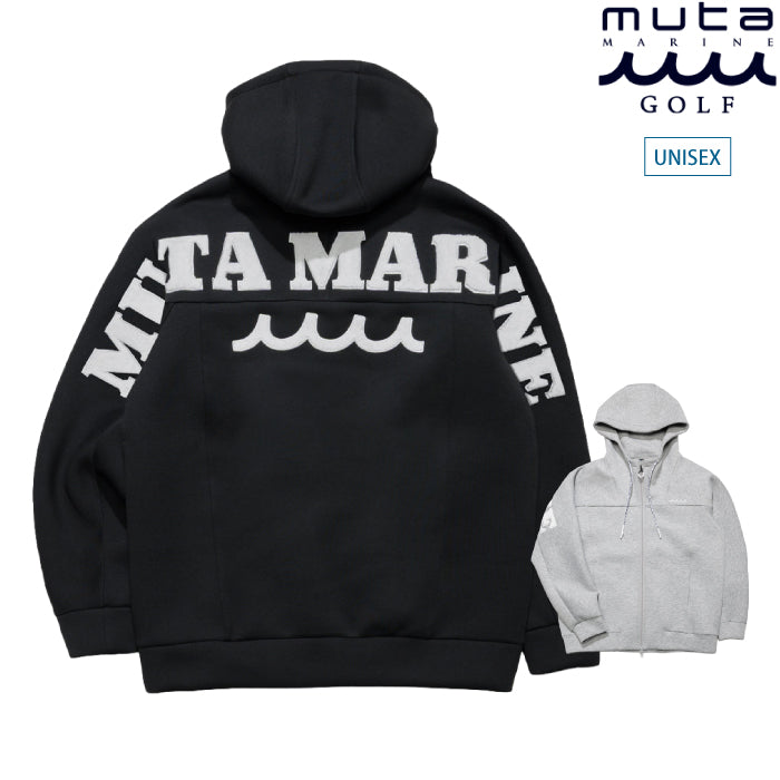 muta MARINE GOLF ムータマリンゴルフ ゴルフウェア メンズ レディース ボンディング ジップパーカー 保温 立体シルエット セットアップ  mmsg-251230