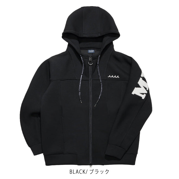 muta MARINE GOLF ムータマリンゴルフ ゴルフウェア メンズ レディース ボンディング ジップパーカー 保温 立体シルエット セットアップ  mmsg-251230