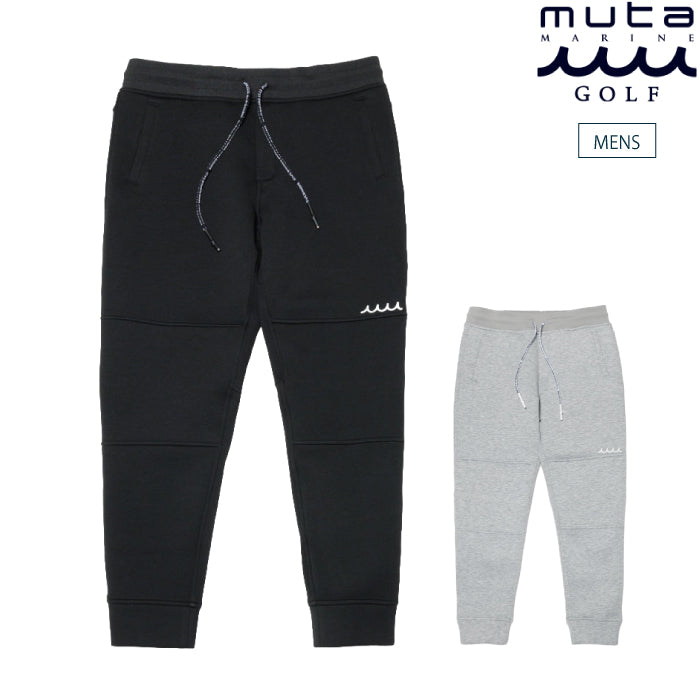 muta MARINE GOLF ムータマリンゴルフ ゴルフウェア メンズ ボンディング ジョガーパンツ 保温性 立体シルエット ウエストリブ セットアップ mmsg-251232