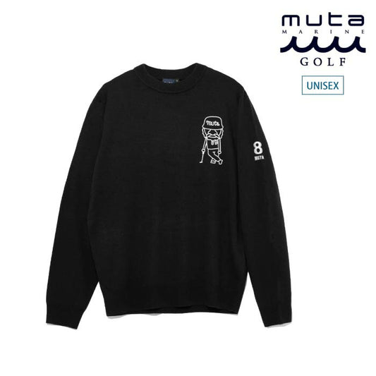 muta MARINE GOLF ムータマリンゴルフ ゴルフウェア メンズ レディース ジェントル クルーネックセーター mmsk-446429