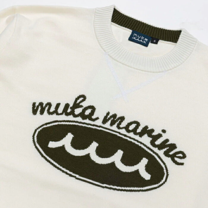 muta MARINE GOLF ムータマリンゴルフ ゴルフウェア メンズ コットン クルーネックセーター フィット感 伸縮性 DRY感 mmsk-446794