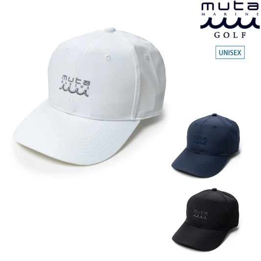 muta MARINE GOLF ムータマリンゴルフ ゴルフキャップ 帽子 メンズ レディース クラシックロゴ キャップ [全3色] 軽量 吸水速乾 MMST-622144