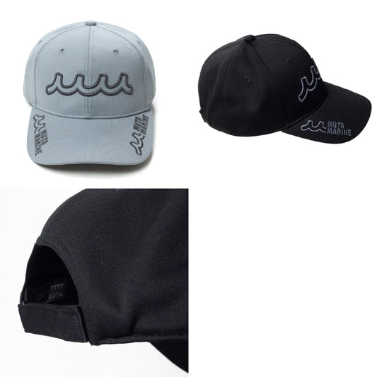 muta MARINE GOLF ムータマリンゴルフ ゴルフキャップ 帽子 メンズ レディース UNISEX ブリムロゴ キャップ [全4色] 軽量 吸水速乾 MMST-622145