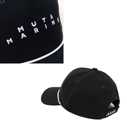 muta MARINE GOLF ムータマリンゴルフ ゴルフウェア メンズ レディース UNISEX ベーシックロゴ ロープキャップ 吸水速乾汗止め シーズンレス mmst-622217