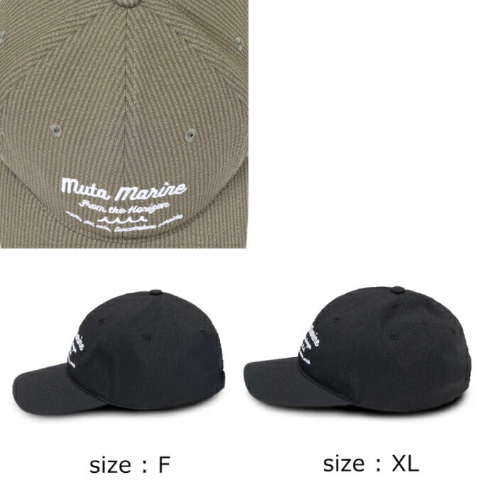muta MARINE GOLF ムータマリンゴルフ ゴルフウェア メンズ レディース シアサッカーキャップ 帽子 ドライタッチな質感 汗止め部分吸水速乾生地採用 サイズ調整可 mmst-622228