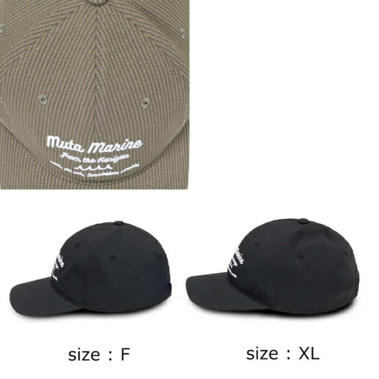 muta MARINE GOLF ムータマリンゴルフ ゴルフウェア メンズ レディース シアサッカーキャップ 帽子 ドライタッチな質感 汗止め部分吸水速乾生地採用 サイズ調整可 mmst-622228