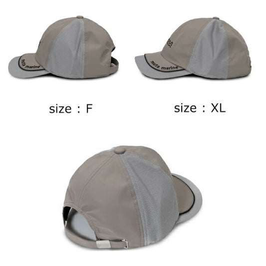 muta MARINE GOLF ムータマリンゴルフ ゴルフウェア メンズ レディース スイッチング メッシュキャップ 帽子 軽量 汗止め部分吸水速乾生地採用 サイズ調整可 mmst-622230