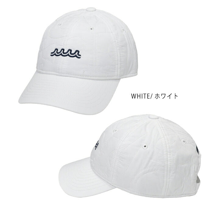 muta MARINE GOLF ムータマリンゴルフ ゴルフウェア メンズ レディース フローラルキルト キャップ 帽子 立体感のあるデザイン 軽やかな質感 汗止め部分吸水速乾生地採用 サイズ調整可 mmst-622260