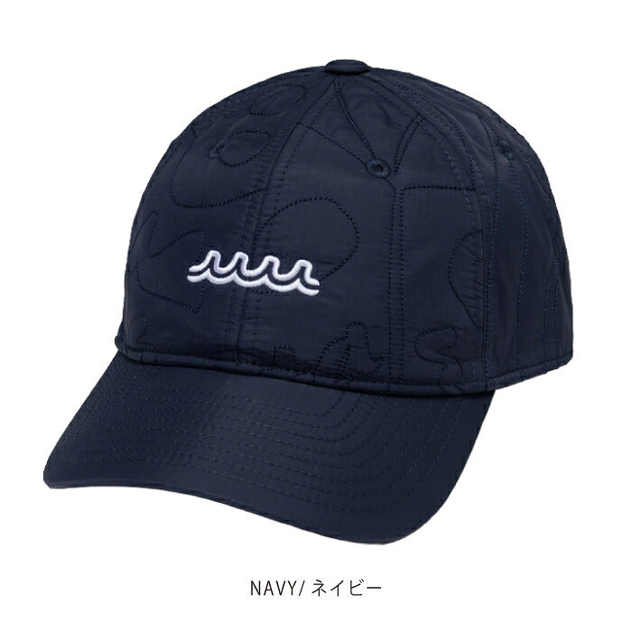 muta MARINE GOLF ムータマリンゴルフ ゴルフウェア メンズ レディース フローラルキルト キャップ 帽子 立体感のあるデザイン 軽やかな質感 汗止め部分吸水速乾生地採用 サイズ調整可 mmst-622260