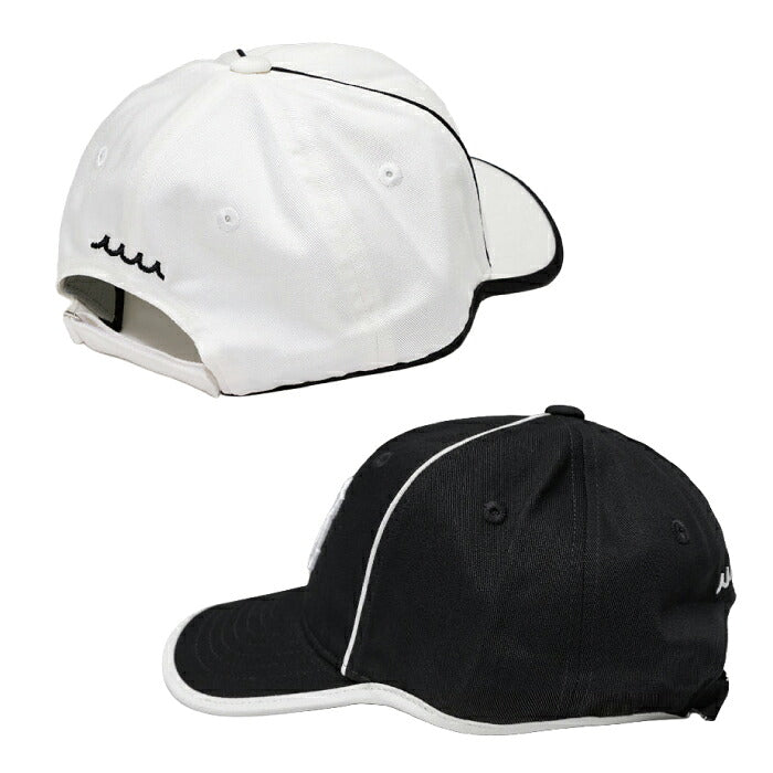 muta MARINE GOLF ムータマリンゴルフ メンズ レディース パイピング キャップ 帽子 汗止め部分吸水速乾生地 サイズ調整可能 シーズレス mmst-622261