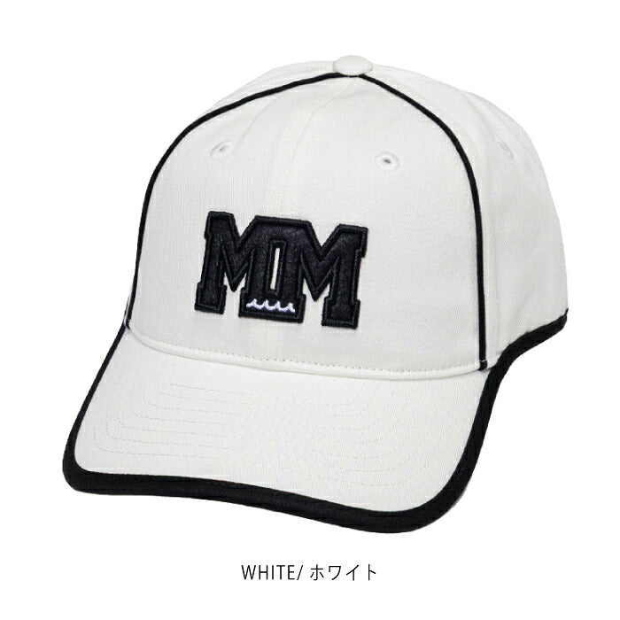 muta MARINE GOLF ムータマリンゴルフ メンズ レディース パイピング キャップ 帽子 汗止め部分吸水速乾生地 サイズ調整可能 シーズレス mmst-622261