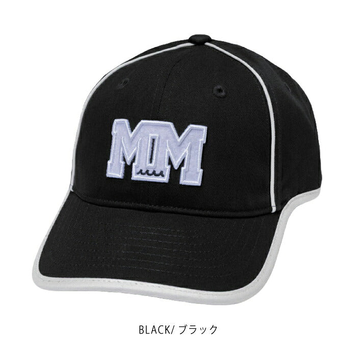 muta MARINE GOLF ムータマリンゴルフ メンズ レディース パイピング キャップ 帽子 汗止め部分吸水速乾生地 サイズ調整可能 シーズレス mmst-622261