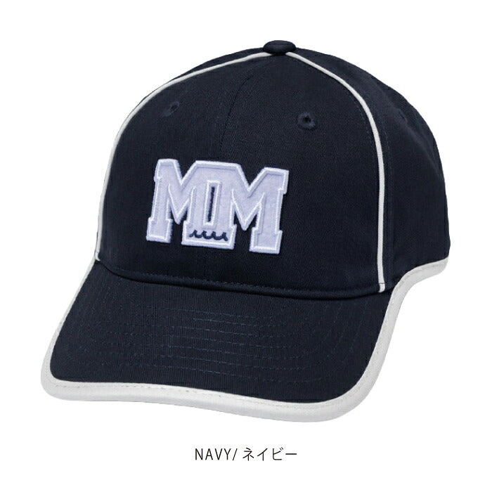 muta MARINE GOLF ムータマリンゴルフ メンズ レディース パイピング キャップ 帽子 汗止め部分吸水速乾生地 サイズ調整可能 シーズレス mmst-622261
