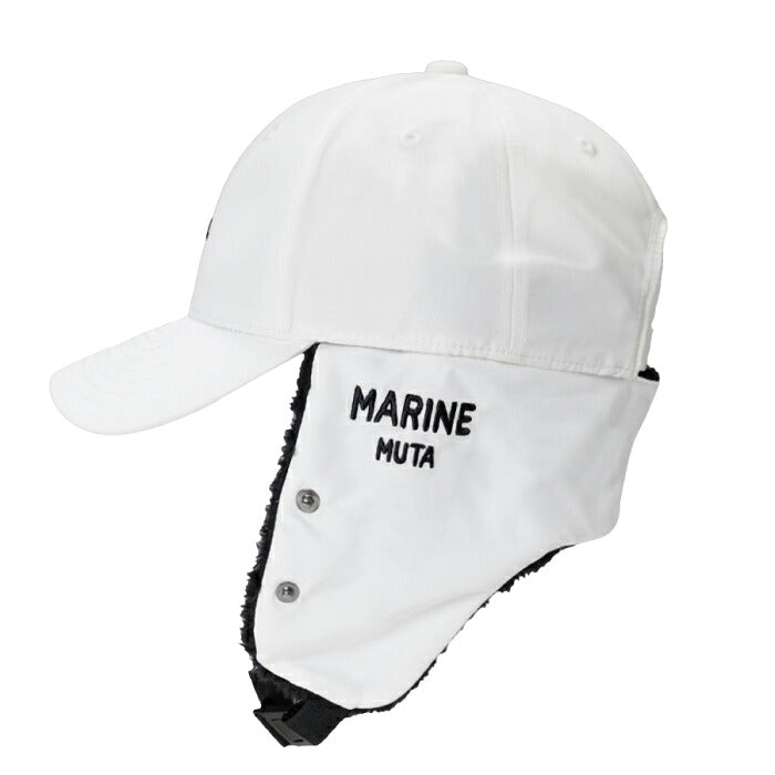 muta MARINE GOLF ムータマリンゴルフ メンズ レディース 3WAY イヤーマフキャップ 帽子 汗止め部分吸水速乾生地 イヤーマフ、マスク部分は着脱可能 サイズ調整可能 mmst-622263