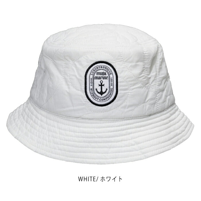 muta MARINE GOLF ムータマリンゴルフ ゴルフウェア メンズ レディース フローラルキルト バケットハット 帽子 立体感のあるデザイン 軽やかな質感 汗止め部分吸水速乾生地採用 ドローコード付き mmst-624064