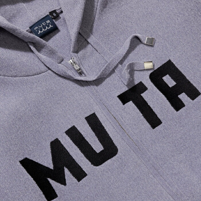 muta MARINE GOLF ムータマリンゴルフ ゴルフウェア メンズ レディース UNISEX モールスムースニット ジップパーカー ベロアのような質感 毛玉になりにくい デイリーに活躍するアイテム mmtk-446884