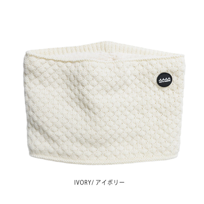muta MARINE GOLF ムータマリンゴルフ ゴルフウェア メンズ レディース ニットボア ネックウォーマー 立体編み地 mmyt-652134